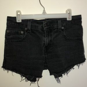 Black Levi shorts